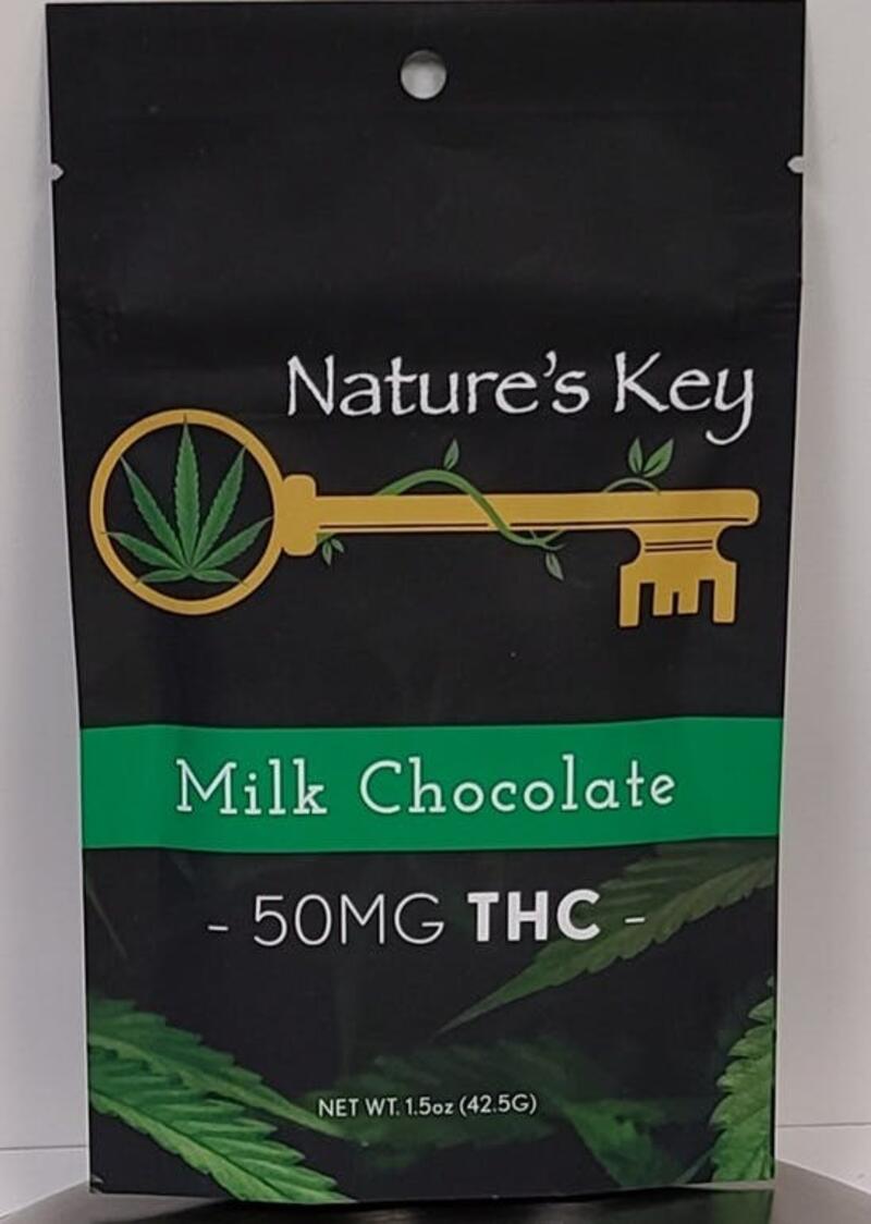 Nature's Key Milk Chocolate 50mg