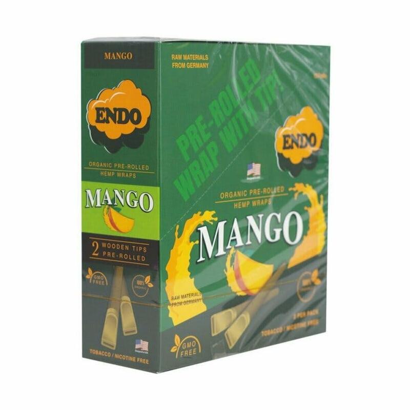 Endo Mango Wooden Tips Pre-Rolled
