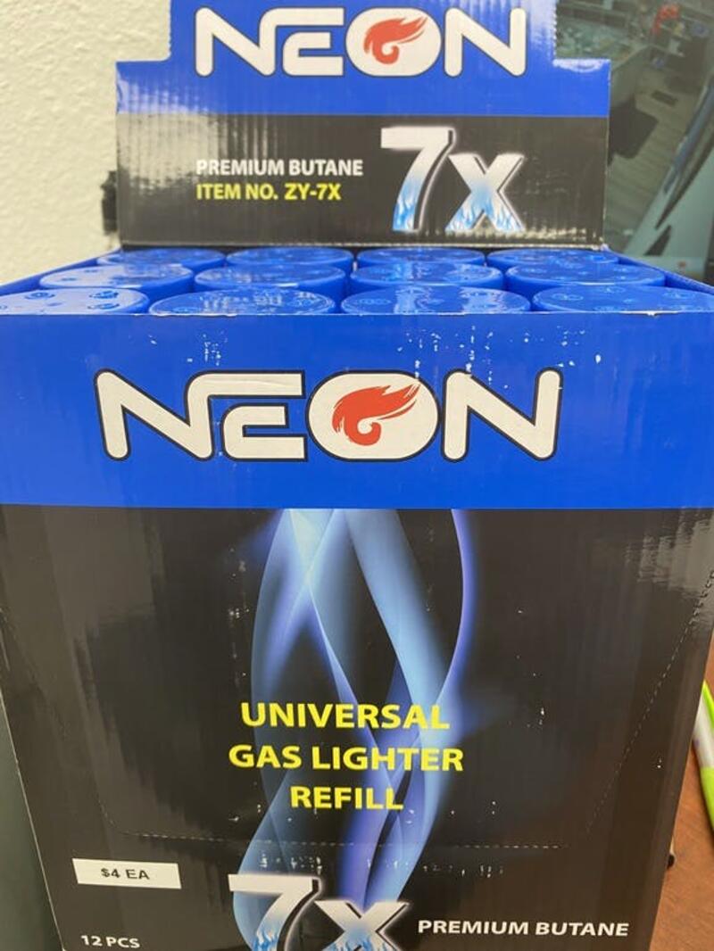Neon Butane Gas Lighter Refill