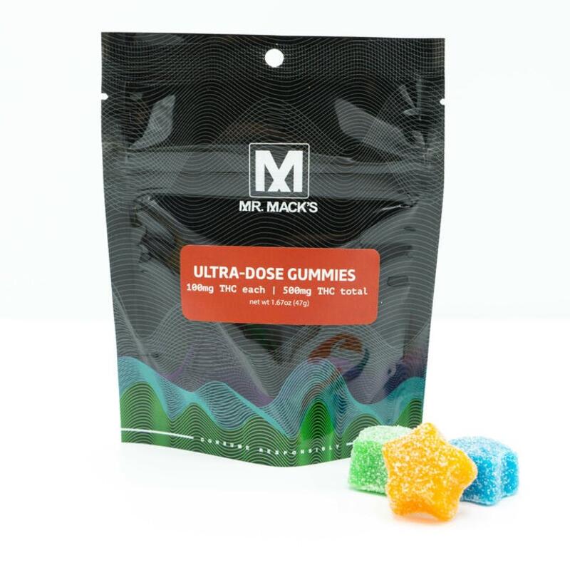 Mr. Mack's | Ultra Dose Gummies - 500mg THC (5 PK)