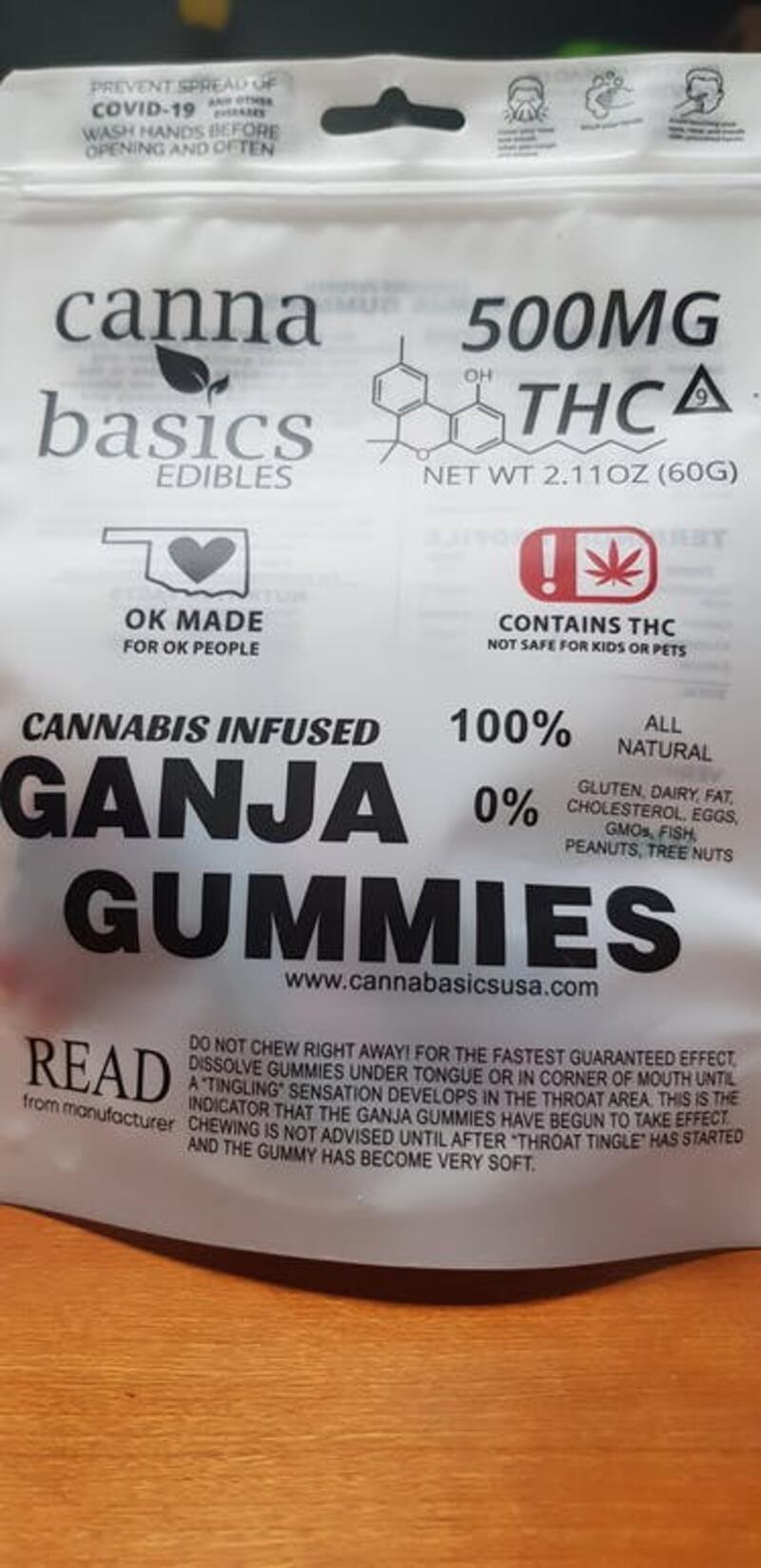 Canna Basics Ganja Gummies 500MG