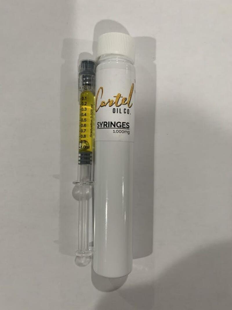 Raw Distillate 1000mg Syringe