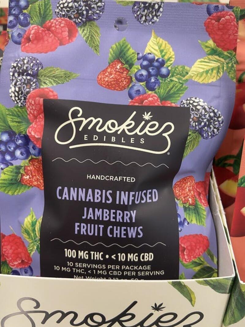 Smokiez Edibles - Sweet Jamberry Fruit Chews 100 MG (OTD - TAX INCLUDED)