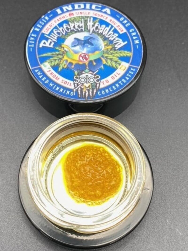 Solos - Blueberry Headband Live Resin 1g (OTD - TAX INCLUDED)