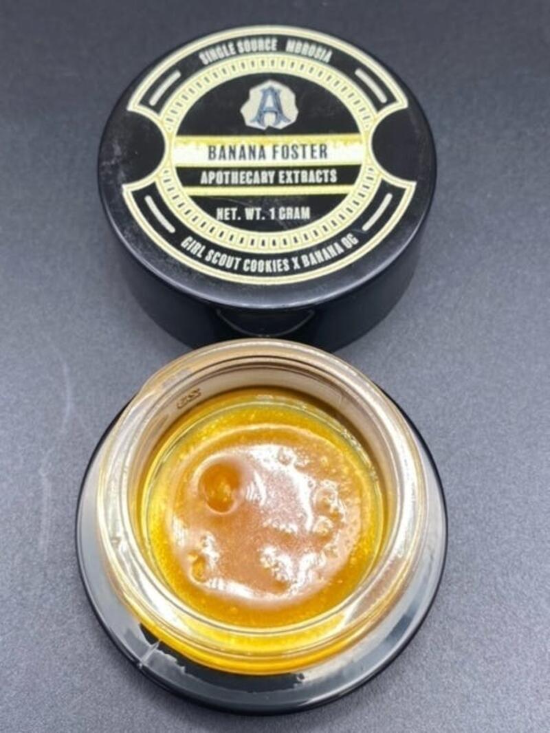 Apothecary Extracts -Banana Foster Ambrosia 1g (OTD - TAX INCLUDED)