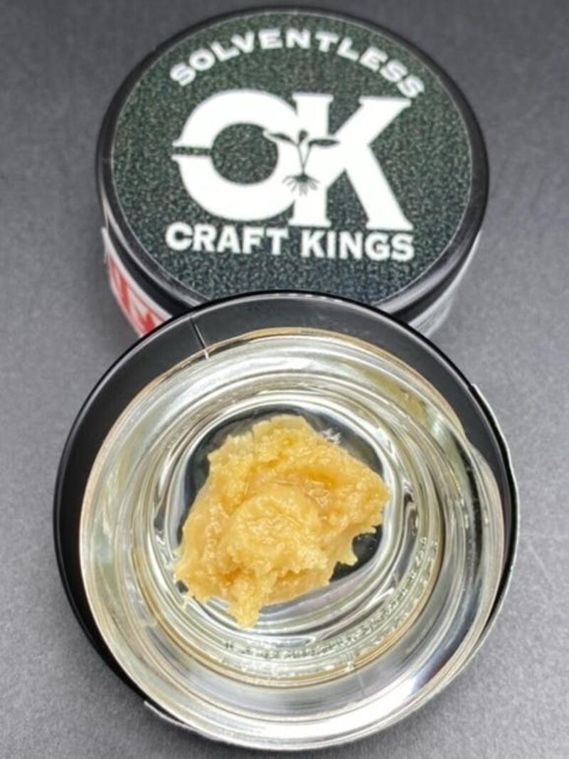 OK Craft Kings - Con Leche Live Rosin 1g (OTD - TAX INCLUDED)
