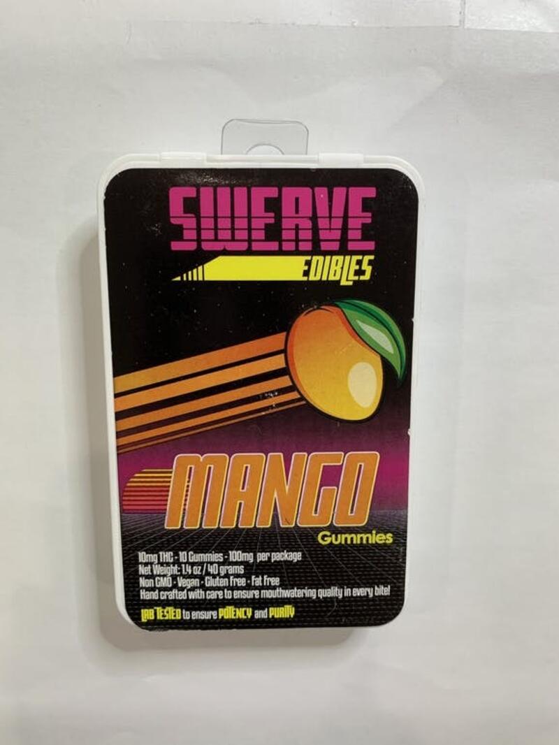 Swerve Edibles 100MG Gummies - Mango