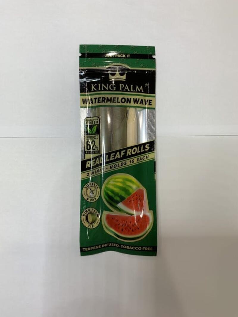 King Palm Terpene-Infused 2PC Mini - Watermelon Wave
