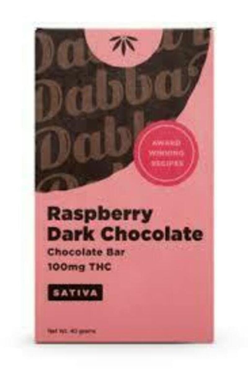 Dabba Rasp. Dark Chocolate Indica 100mg