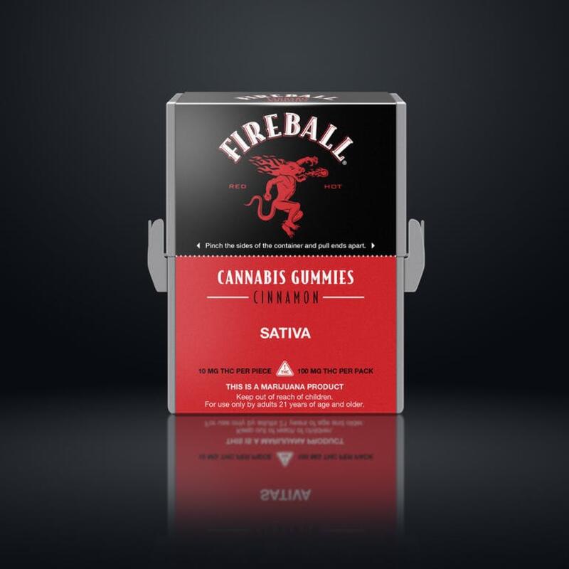 Fireball Cannabis Gummies 100mg THC