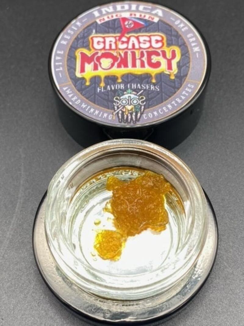 Solos - Grease Monkey Live Resin 1g (OTD - TAX INCLUDED)