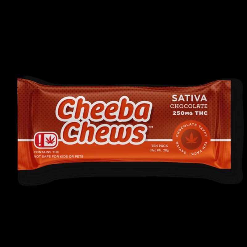 Sativa Chocolate Taffy Chews | 250mg THC - OK