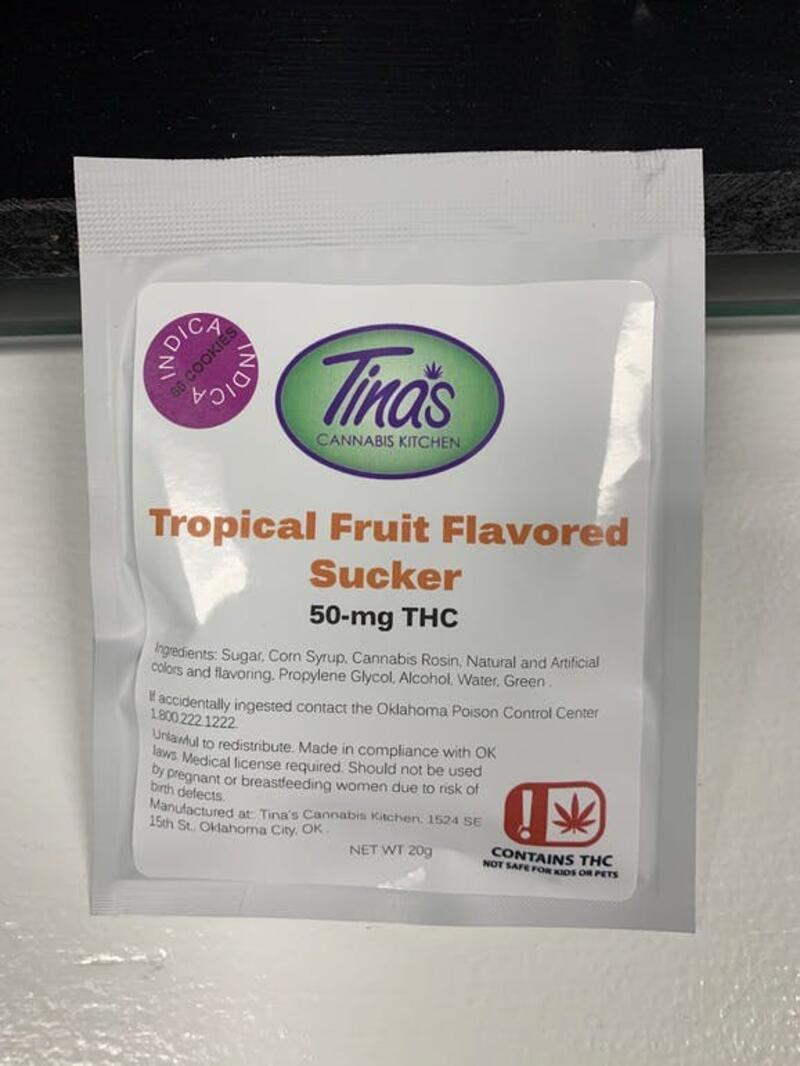 Original Tropical Fruit Sucker 50mg OTD $14