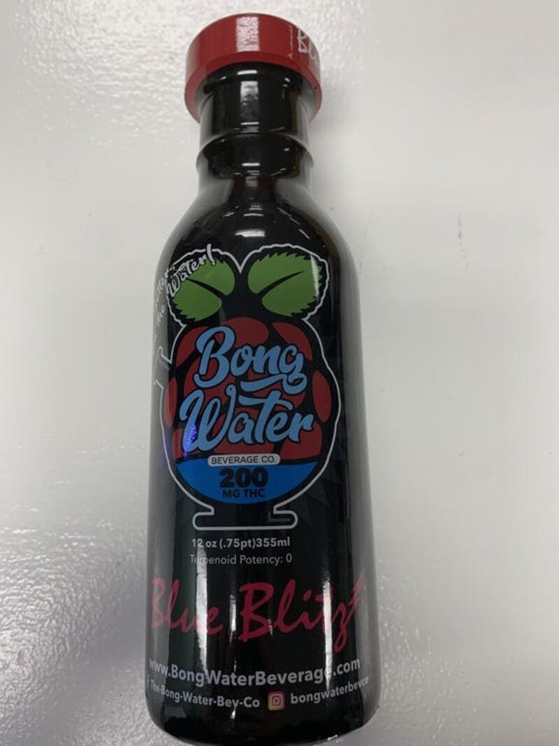 Bong Water Blue Blitz 200mg OTD $30