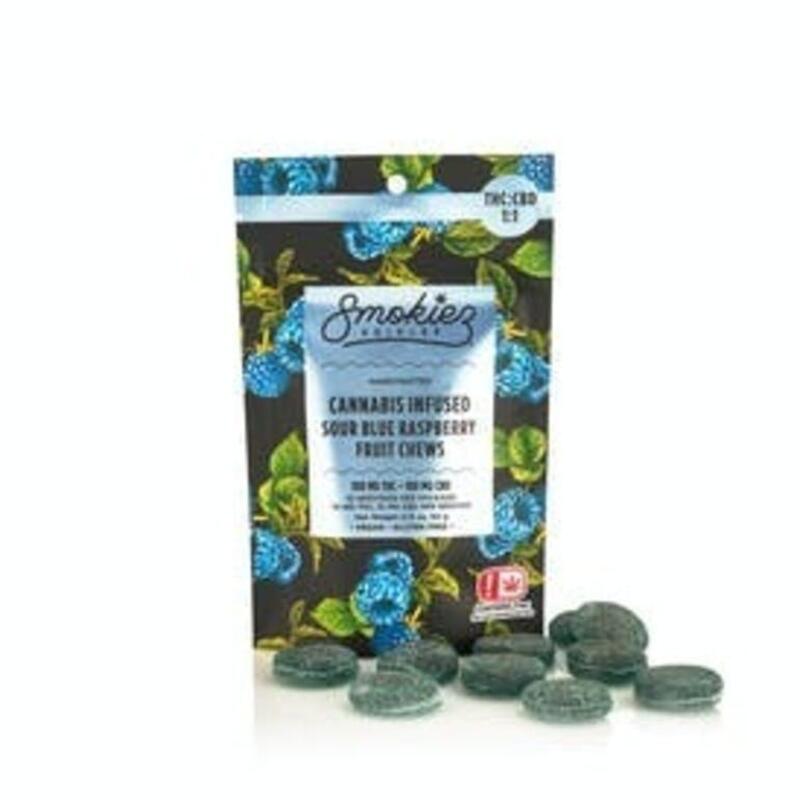 Blue Raspberry THC:CBD 1:1 , 100mg THC / 100 mg CBD