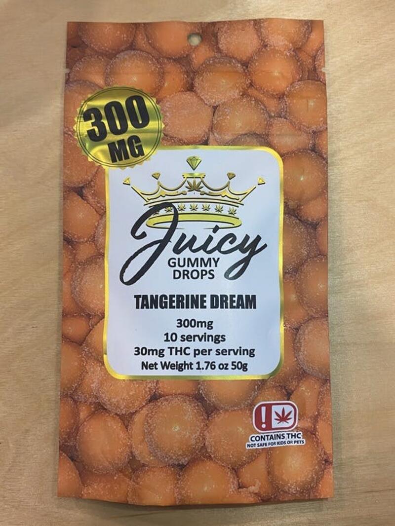 Juicy Tangerine Dream Gum Drops 300mg