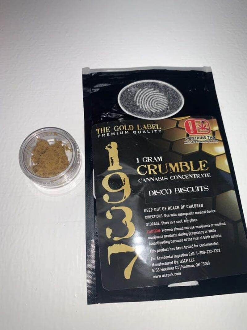 1G Concentrates - Disco Biscuits - Crumble