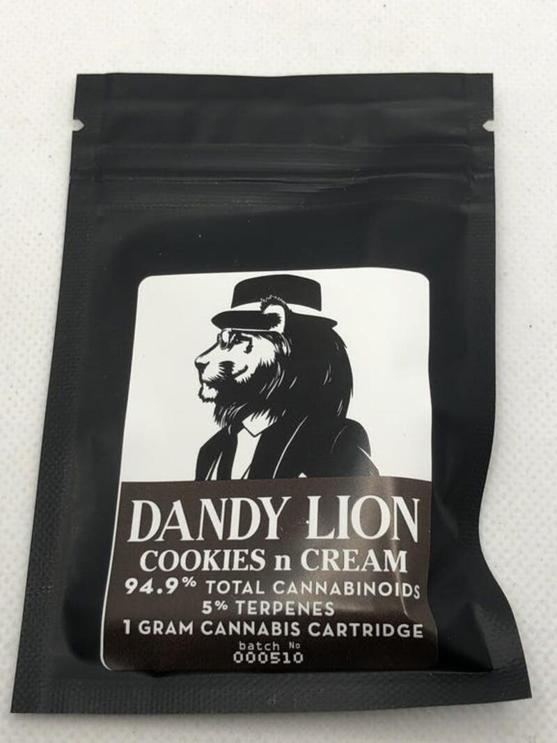 DANDY LION COOKIES N CREAM CART (TAX INCLUDED)