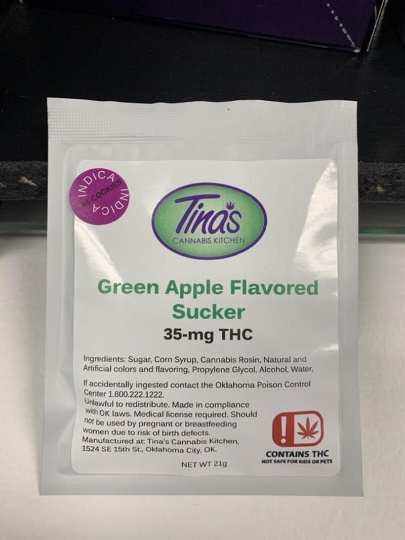 Original Green Apple Sucker 35mg OTD $8