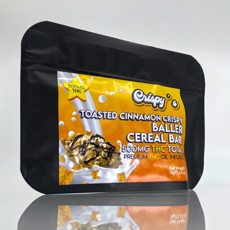 Crispy's | Toasted Cinnamon Crispy 500mg