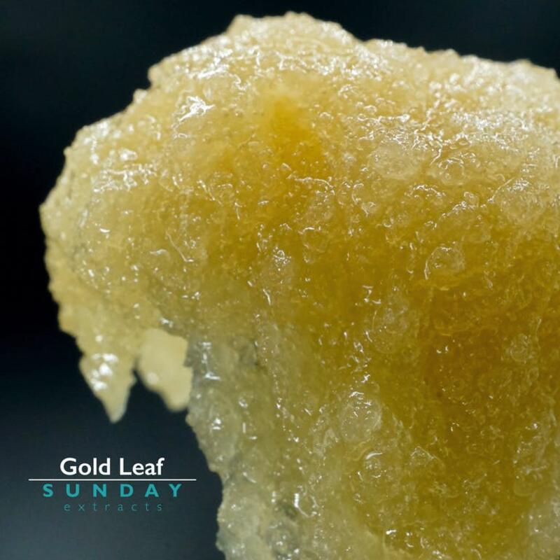 1g Concentrate Cured Resin - Gold Leaf