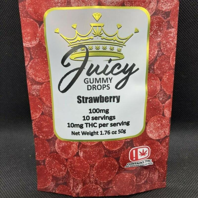 Juicy Gummy - Strawberry 100mg