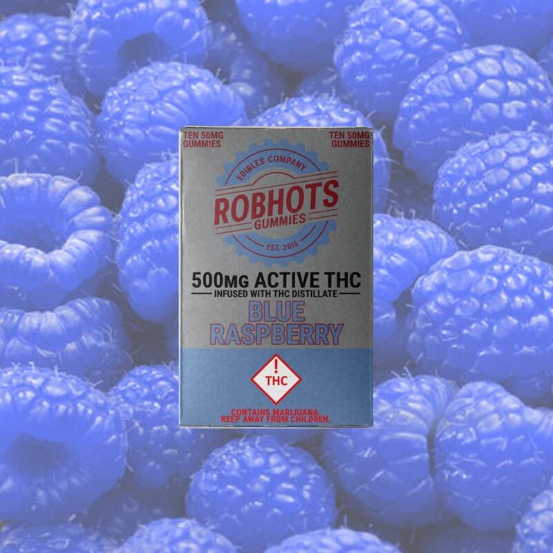 ROBHOTS - Blue Raspberry Gummy Multipack 500mg