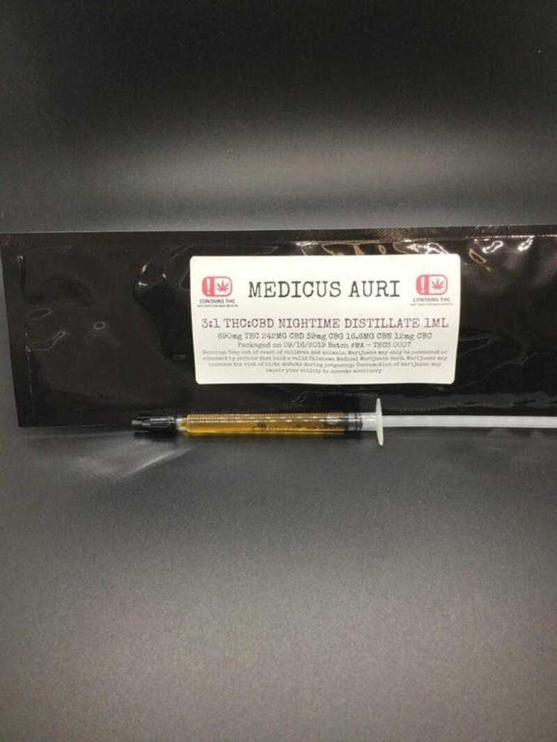 Medicus Auri - Distillate Syringe (NightTime) 1ML