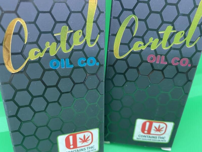 SOUR TANGIE SATIVA CART BY CARTEL OIL TAX NOT INCL