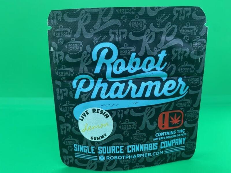 ROBOT PHARMER LIVE RESIN LEMON GUMMY 61mg TAX NOT INCL
