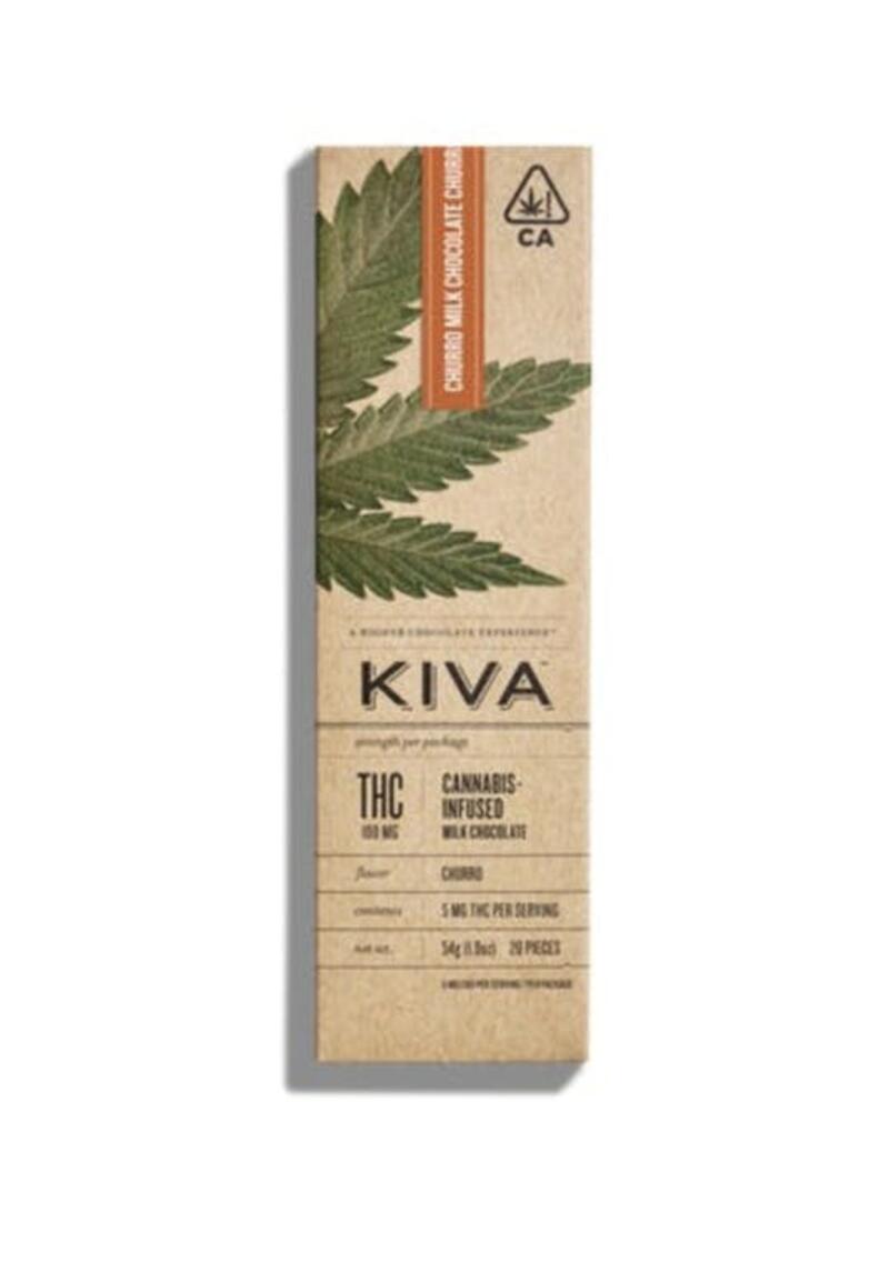 100mg Milk Chocolate Bar - Kiva