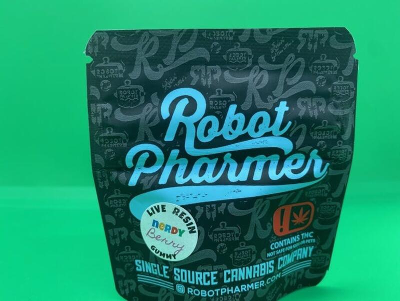ROBOT PHARMER LIVE RESIN NERDY BERRY GUMMY 61mg TAX NOT INCL