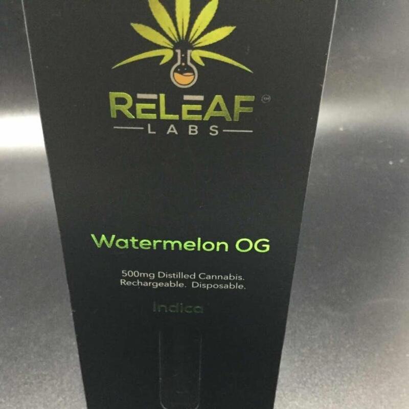Releaf Labs-0.5g Disposable Cart