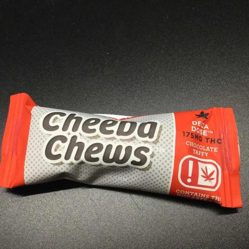 Cheeba Chews-175mg Deca-dose Taffy Chocolate