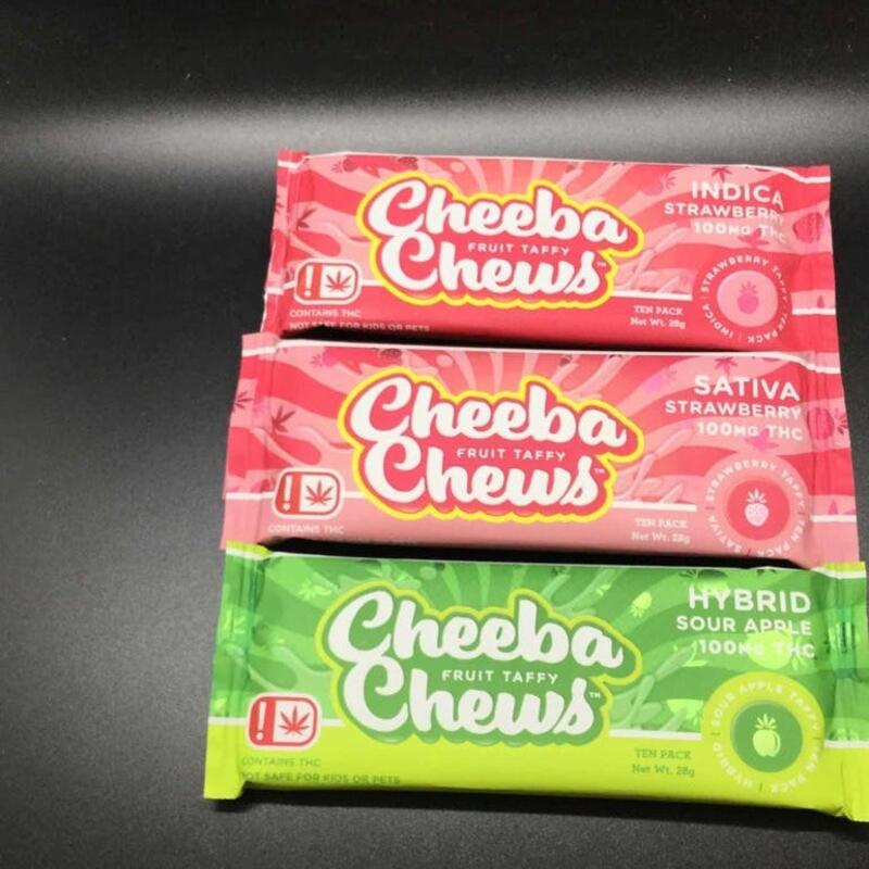 Cheeba Chews 100mg Assorted Flavors