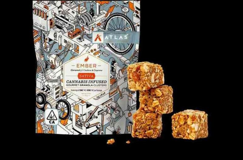Atlas - Caramel Chew & Cayenne Granola Clusters ( 80mg )
