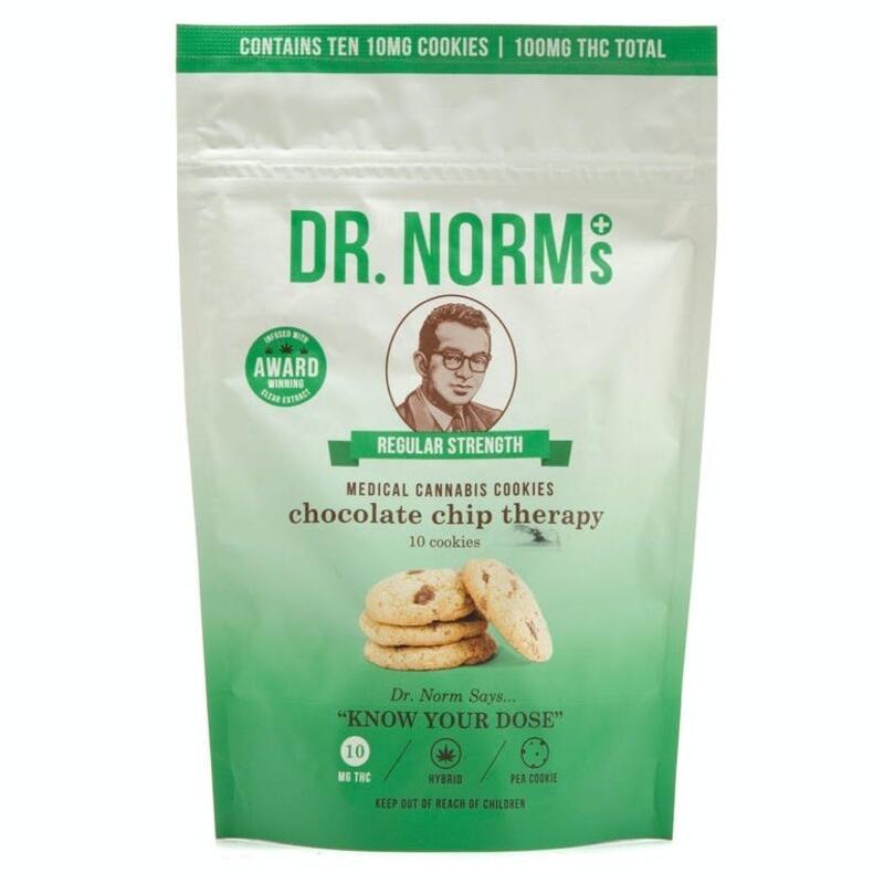 Dr. Norm's | 10mg Choco Chip Therapy (Bag) 100mg Total