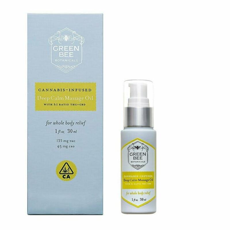 Green Bee - Deep Calm Massage Oil 30mL