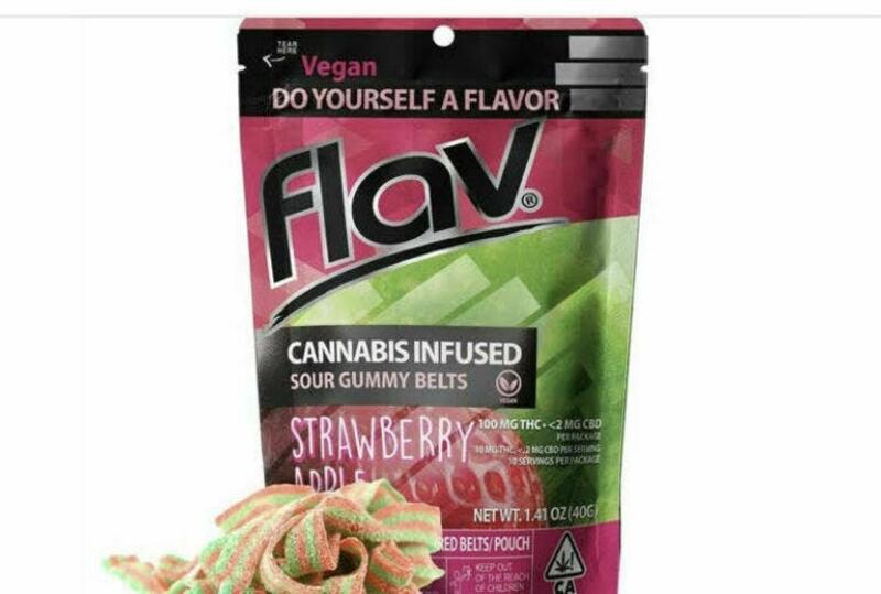 FlavRx - Flav Rx Strawberry Apple Belts Gummies
