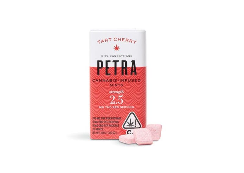 Kiva | Petra Tart Cherry Mint 100MG