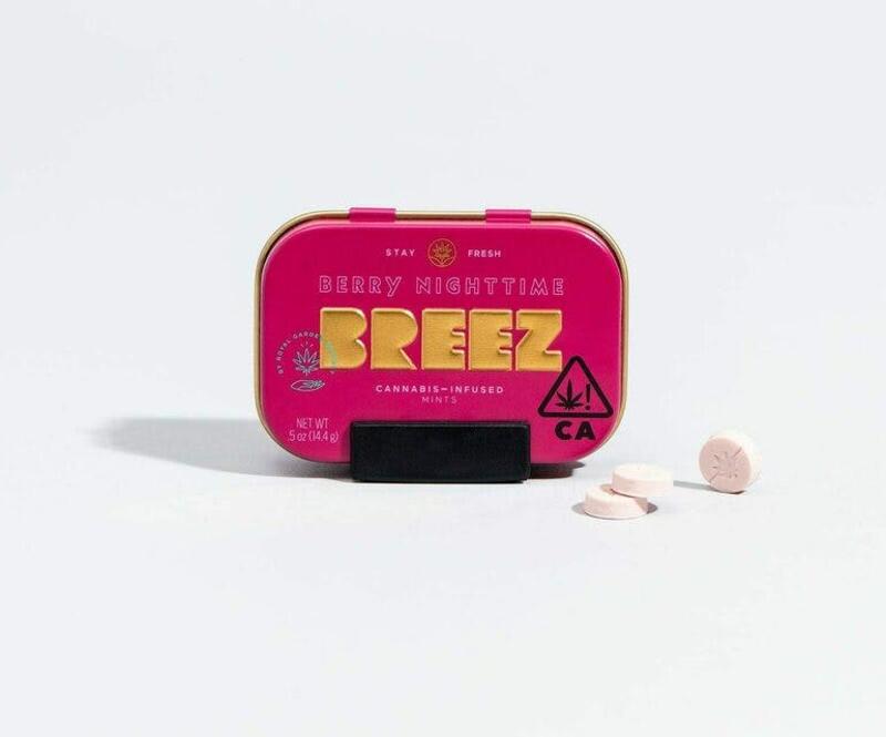 Breez Berry Nighttime Rest & Restore with CBN Mints