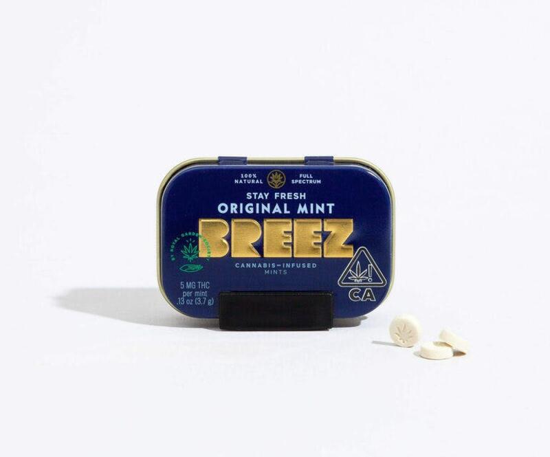 Breez Original Mint Tins 5mg