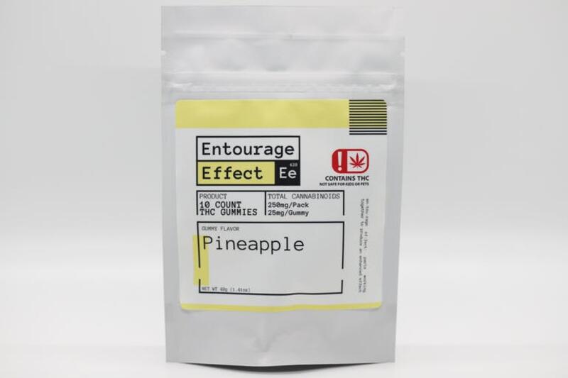 250mg -Entourage Effect- Pineapple Gummy 10ct