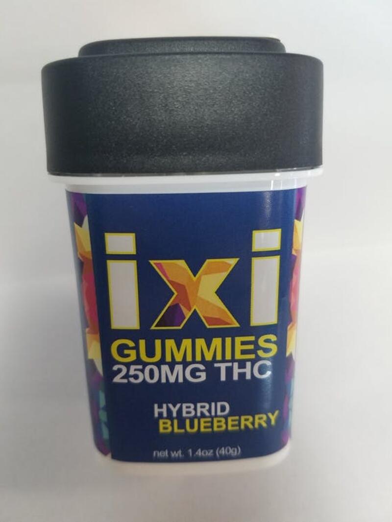 ixi 250mg Hybrid Blueberry Gummies 10pk