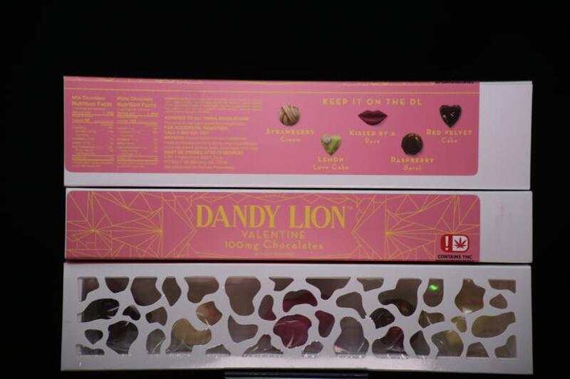 Dandy Lion Valentine 100mg Chocolate