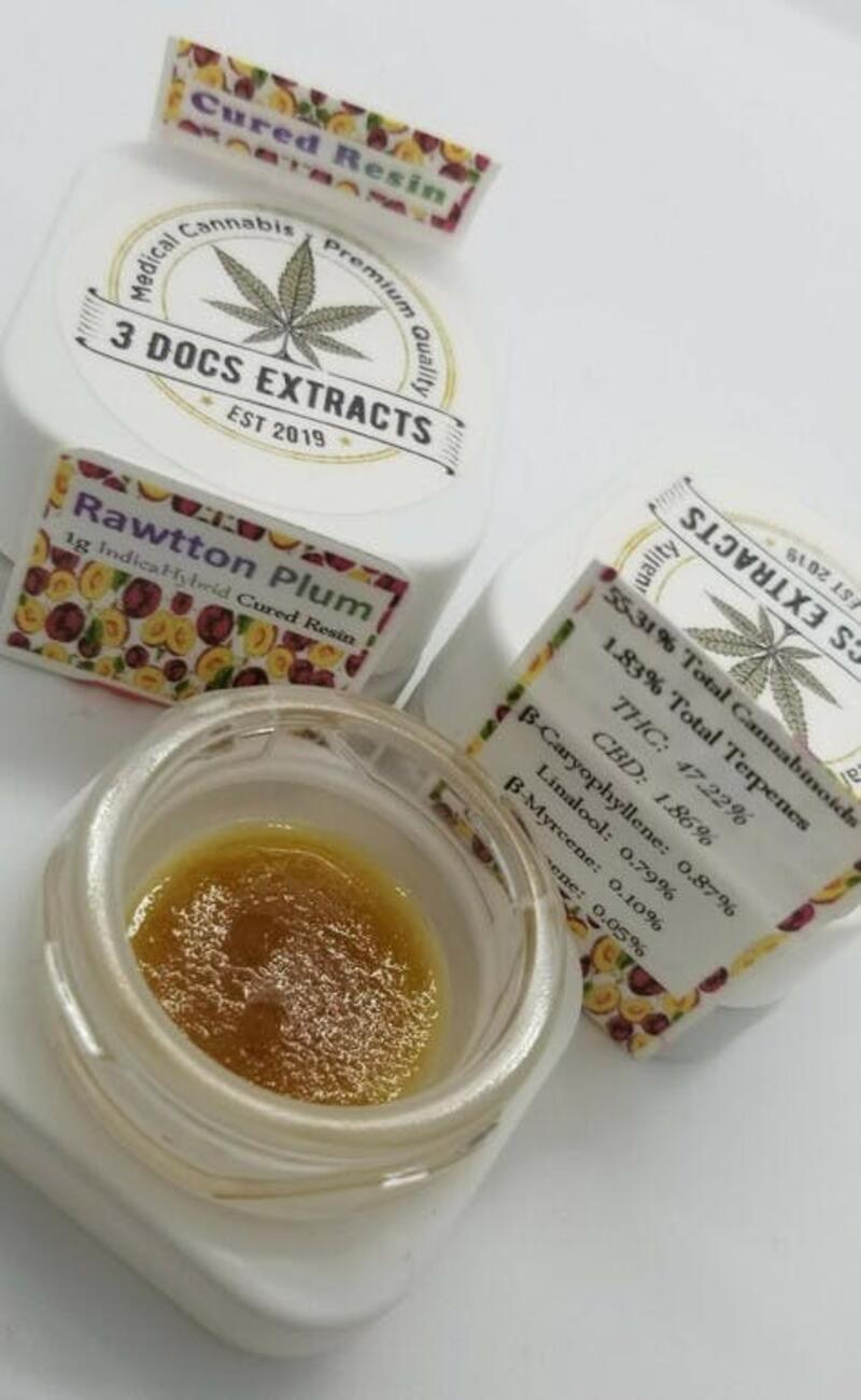 3 DOCS EXTRACTS- RAWTTON PLUM CURED RESIN
