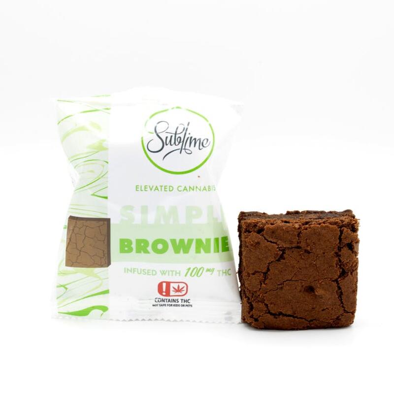 Sublime Brownie Simple (100mg THC)