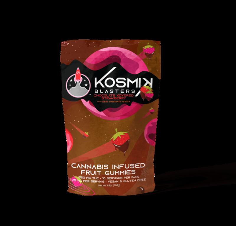 Gummy | Kosmik | 250mg | Blaster | Chocolate Kovered Strawberry