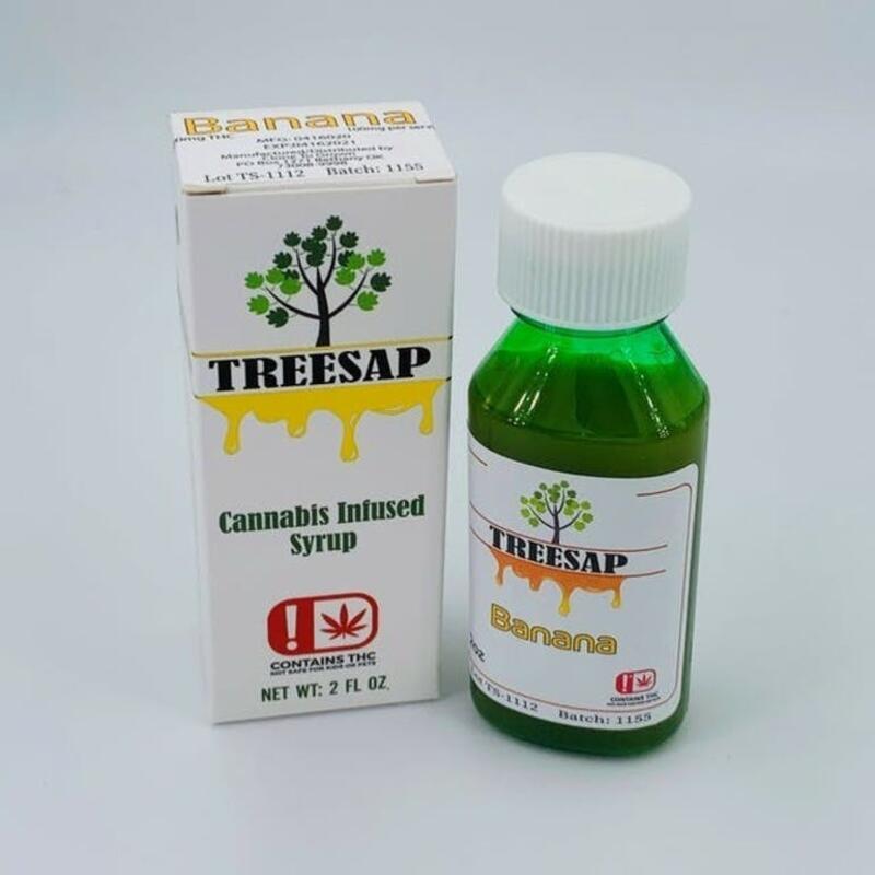 TreeSap Cannabis Syrup 400mg ( Banana )