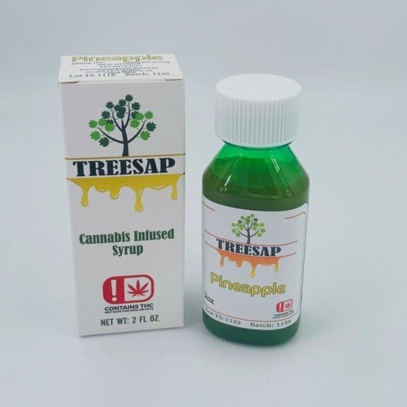 TreeSap Cannabis Syrup 400mg ( Pineapple )